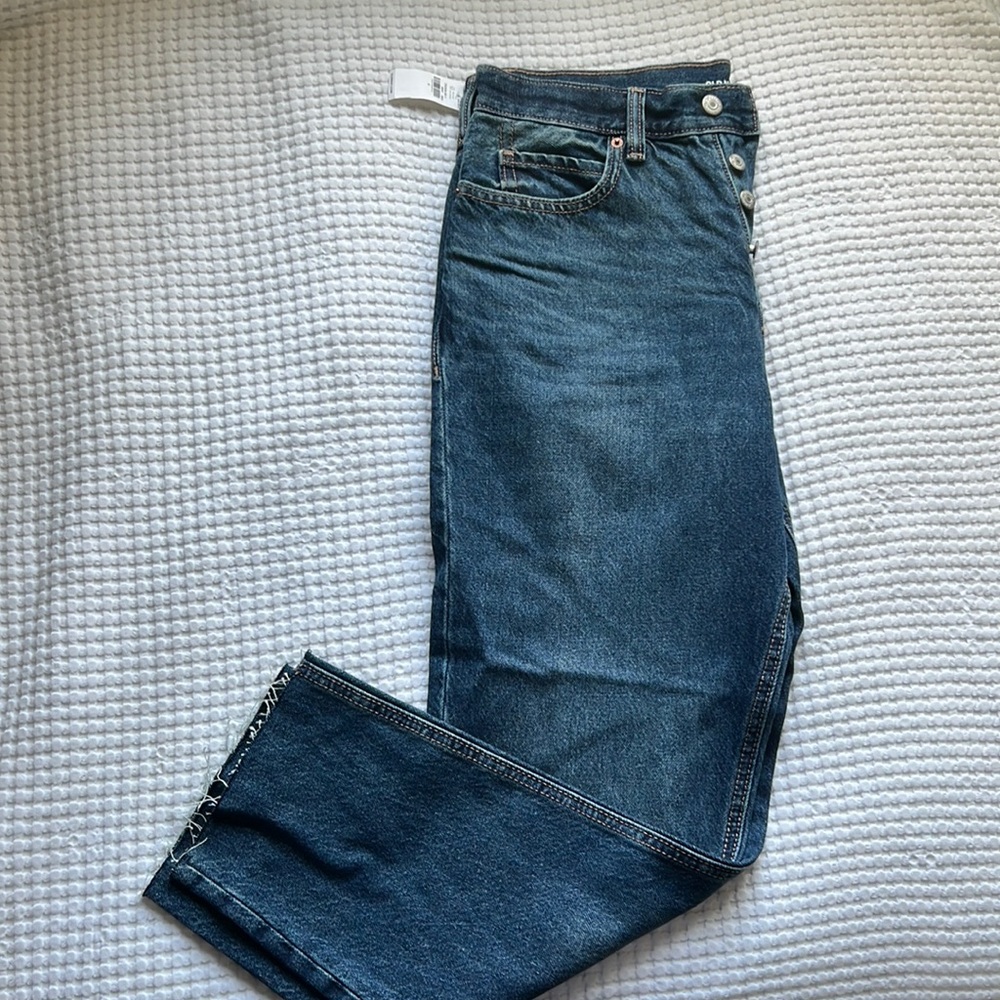 BRAND NEW Old Navy Sky Hi Straight Jeans